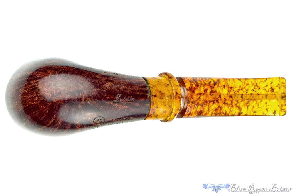 Blue Room Briars is proud to present this Ser Jacopo Delecta Bent Dublin with Silver and Acrylic Estate Pipe