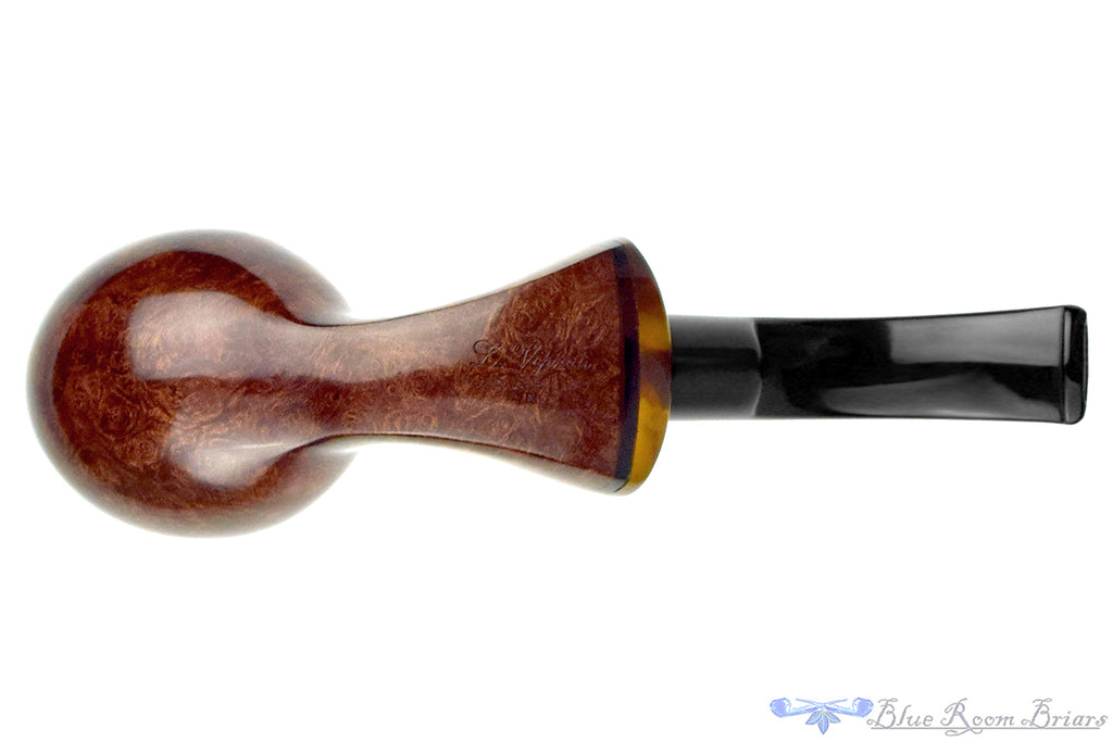 Blue Room Briars is proud to present this Luigi Viprati Bent Tomato with Acrylic Estate Pipe