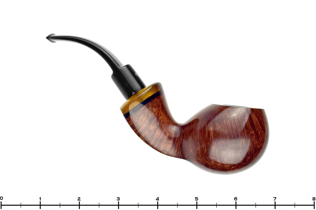 Blue Room Briars is proud to present this Luigi Viprati Bent Tomato with Acrylic Estate Pipe