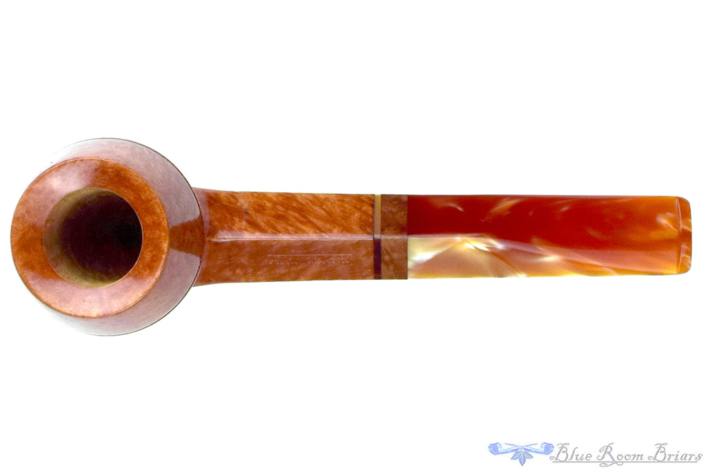 Blue Room Briars is proud to present this Aldo Velani Bulldog with Acrylic and Briar UNSMOKED Estate Pipe