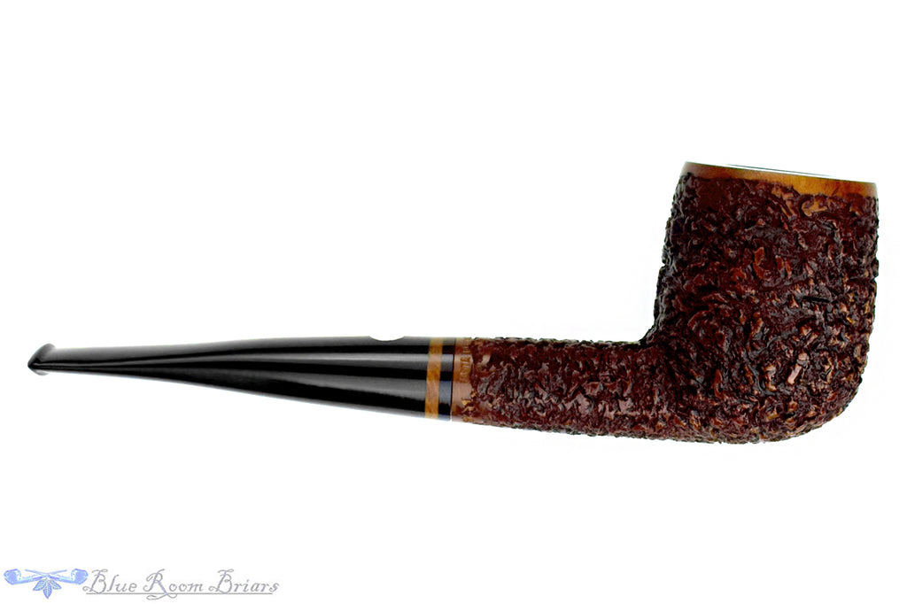 Blue Room Briar is proud to present this Mastro de Paja Pesaro Rusticated Billiard Estate Pipe