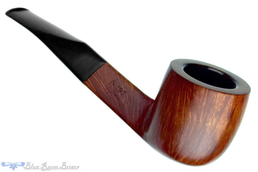 Blue Room Briar is proud to present this La Savinelli Giubileo D'Oro 123 Bent Pot Estate Pipe