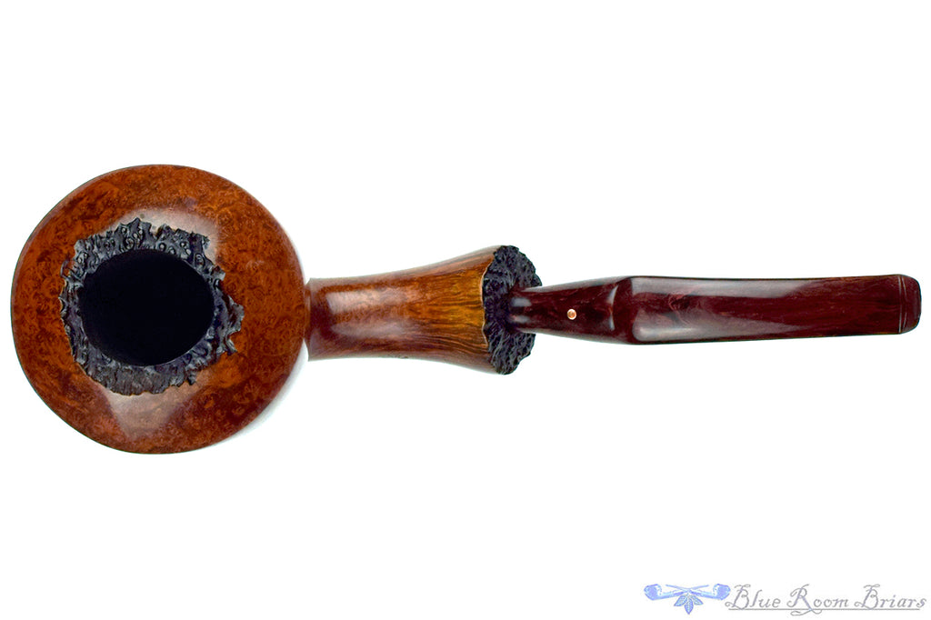 Blue Room Briar is proud to present this Bari Wiking Magnum Bent Paneled Freehand with Plateau Estate Pipe with Replacement Stem