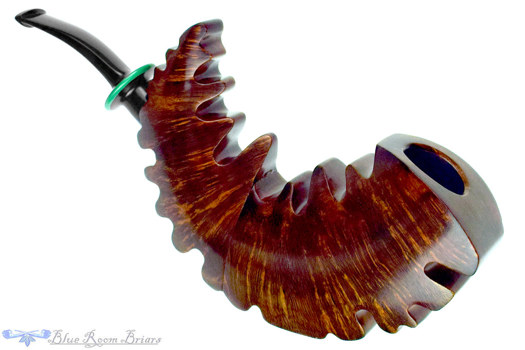 Blue Room Briar is proud to present this Andrey Kharitonov Large Whiptailed Horn Estate Pipe