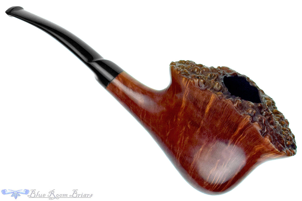 Blue Room Briar is proud to present this Savinelli Autograph 6 Bent Fan Dublin Freehand with Plateau Estate Pipe