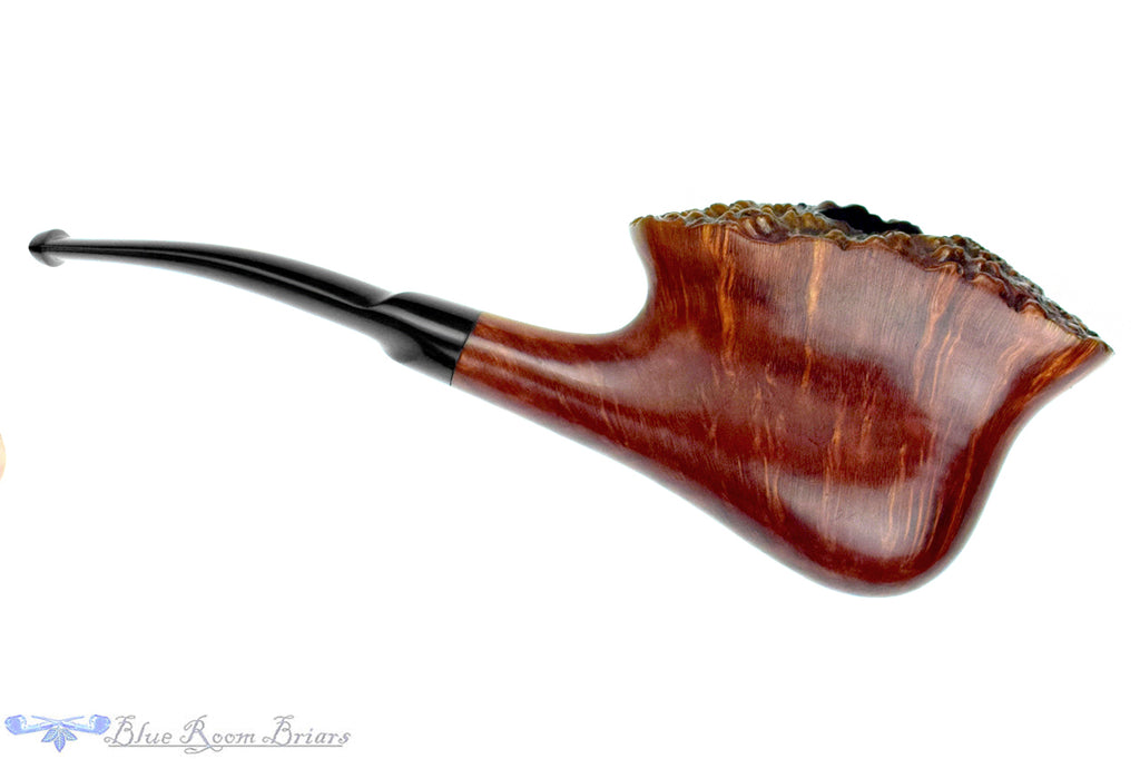 Blue Room Briar is proud to present this Savinelli Autograph 6 Bent Fan Dublin Freehand with Plateau Estate Pipe