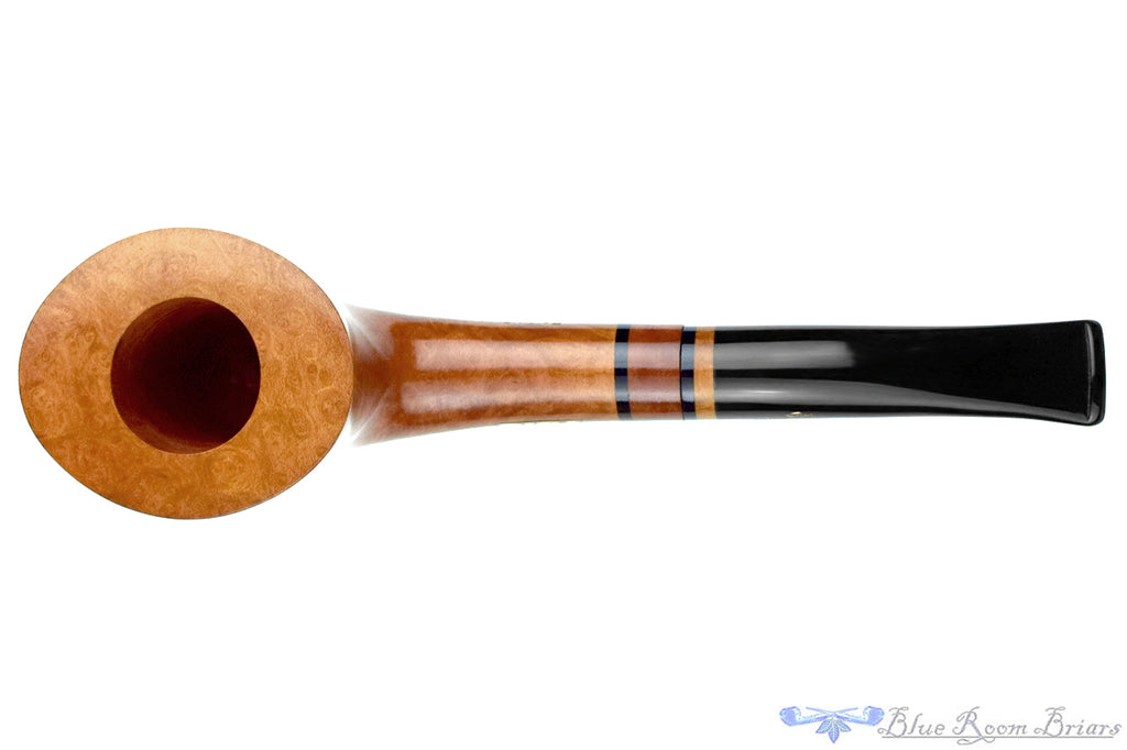 Blue Room Briar is proud to present this Savinelli 2016 Collection Bent Fan Dublin (6mm Filter) with Briar UNSMOKED Estate Pipe