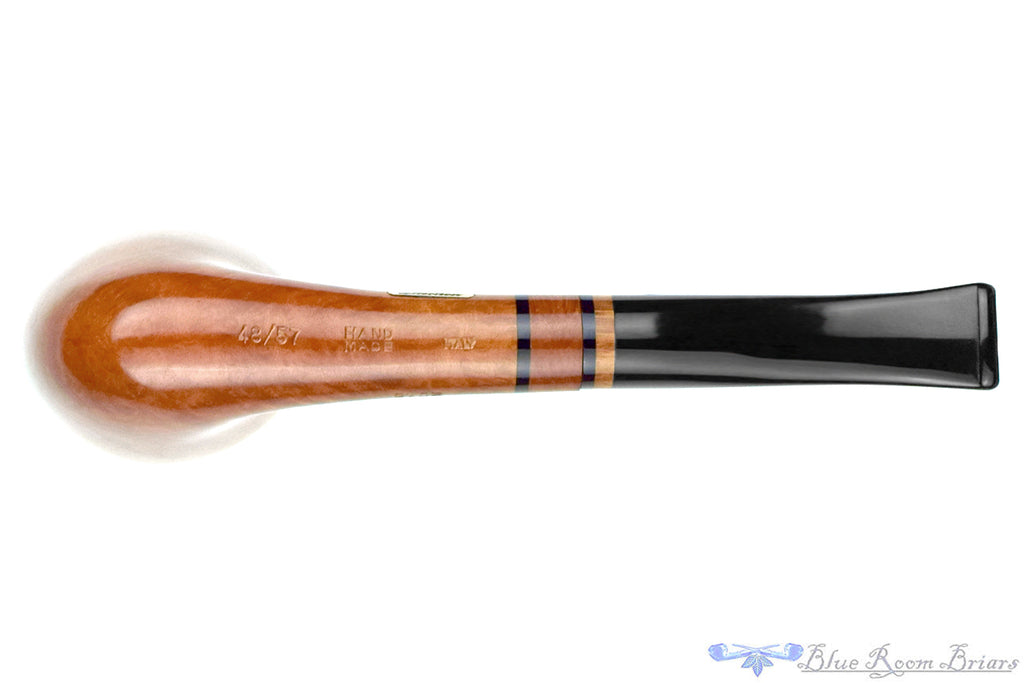 Blue Room Briar is proud to present this Savinelli 2016 Collection Bent Fan Dublin (6mm Filter) with Briar UNSMOKED Estate Pipe