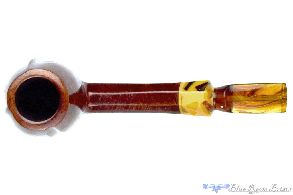 Blue Room Briar is proud to present this Poul Winslow Bent Octagonal Shank Apple with Acrylic Estate Pipe