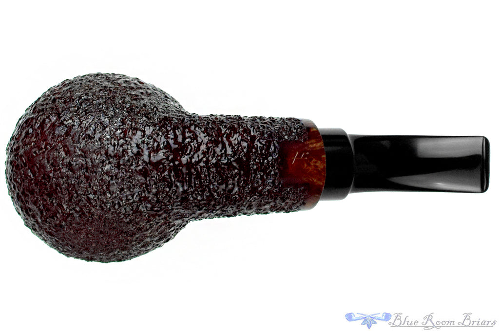 Blue Room Briar is proud to present this Todd Harris Bent Rusticated Cannonball Estate Pipe