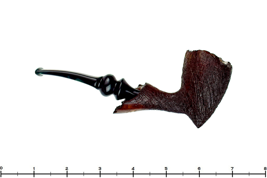 Blue Room Briar is proud to present this Blue Room Briars 5620 Bent Sandblast Freehand with Plateaux Estate Pipe