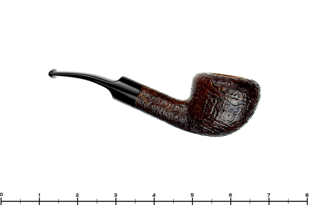 Blue Room Briar is proud to present this Savinelli 2004 Collection Sandblast Bent Scoop Pot (6mm Filter) Sitter Estate Pipe