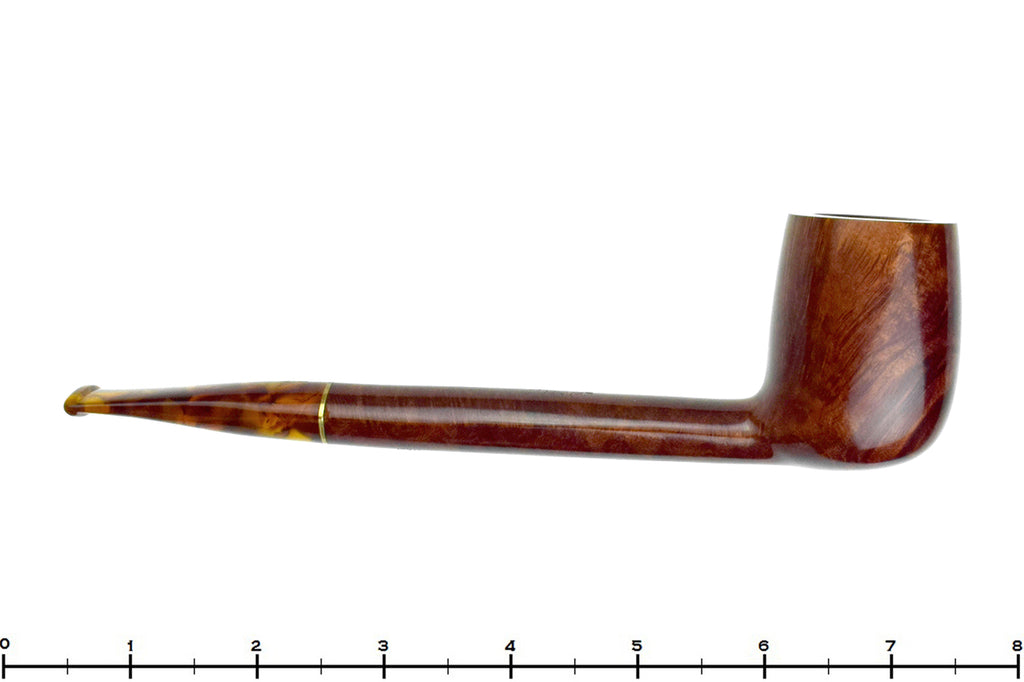 Blue Room Briars is proud to present this Savinelli Tortuga 804 KS Canadian (6mm Filter) with Acrylic Bowl Cap and Brass Estate Pipe