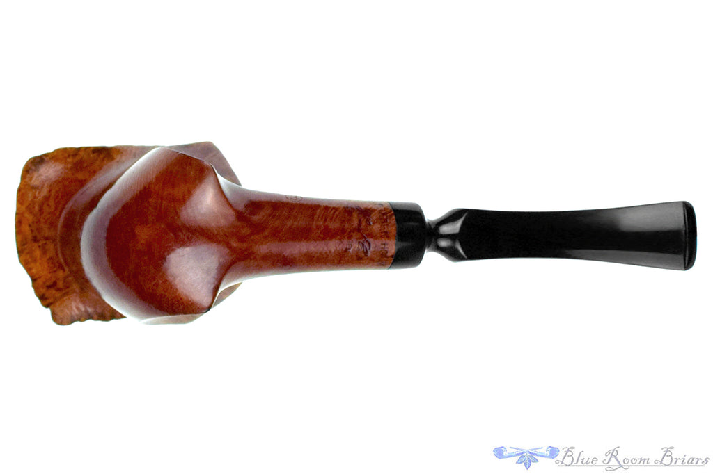 Blue Room Briar is proud to present this Preben Holm Hand Cut Freehand Sitter with Plateau Estate Pipe BRB Replacement Stem
