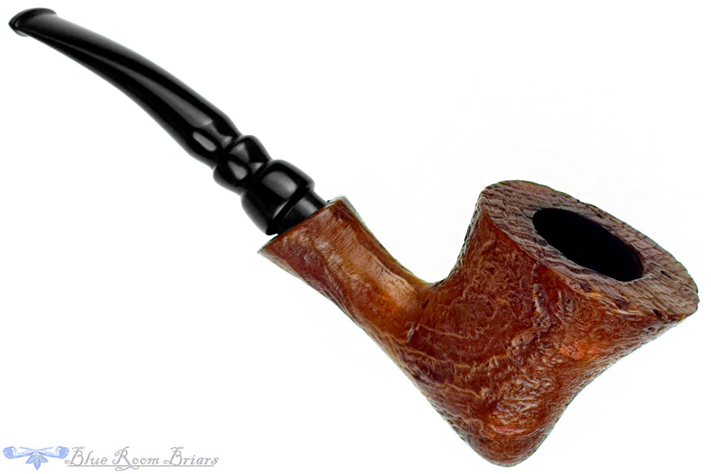 Blue Room Briar is proud to present this Alpha Regent Bent Sandblast Pickaxe Estate Pipe