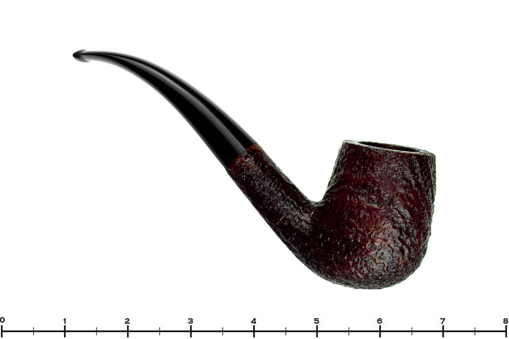Blue Room Briar is proud to present this Dunhill Shell Briar 6102 (1998 Make) Bent Sandblast Billiard Estate Pipe