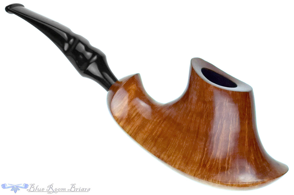 Blue Room Briar is proud to present this Savinelli Autograph 8 Bent Volcano (6mm Filter) Estate Pipe