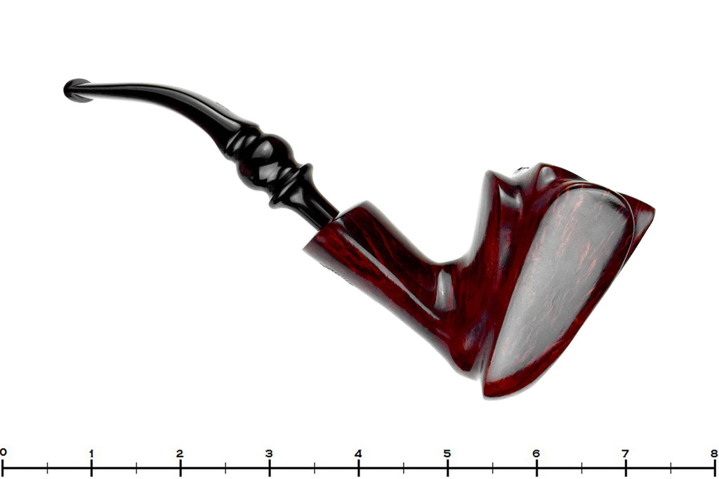 Nørding 3 Bent Freehand with Plateau Estate Pipe