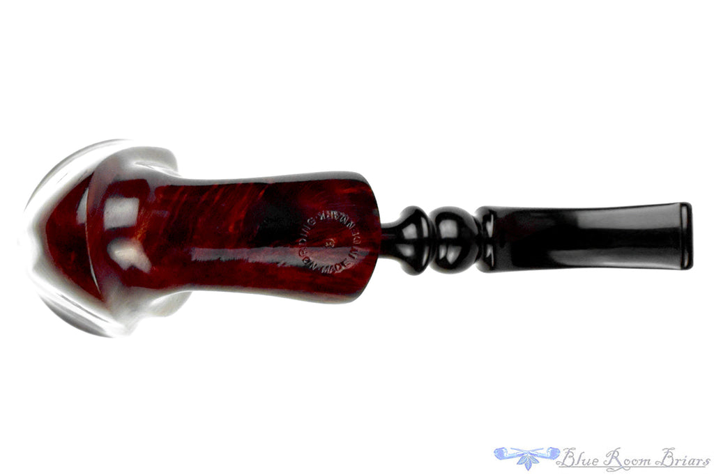 Nørding 3 Bent Freehand with Plateau Estate Pipe