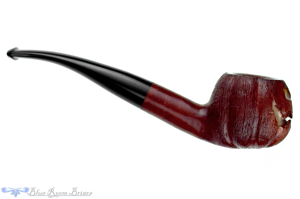 Blue Room Briars Pipe 2025 Halloween Bent Carved Glow in the Dark Jack-O'-Lantern