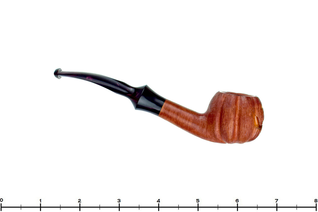 Blue Room Briars Pipe 2025 Halloween Bent Carved Glow in the Dark Jack-O'-Lantern