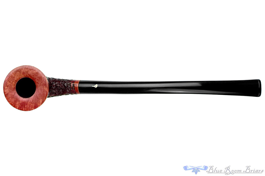 Blue Room Briar is proud to present this Mastro Geppetto Rusticato Bent Dublin Churchwarden UNSMOKED Estate Pipe