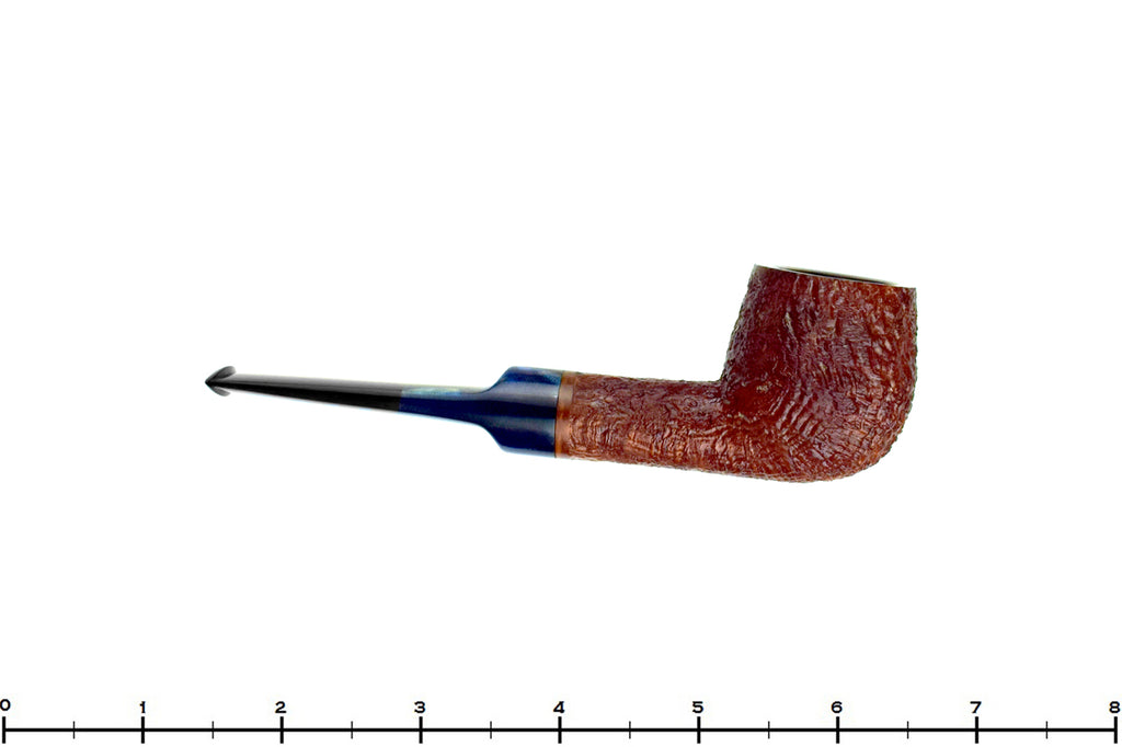 Blue Room Briar is proud to present this American Handmade Sandblast Apple with Acrylic/Ebonite Split Stem Estate Pipe