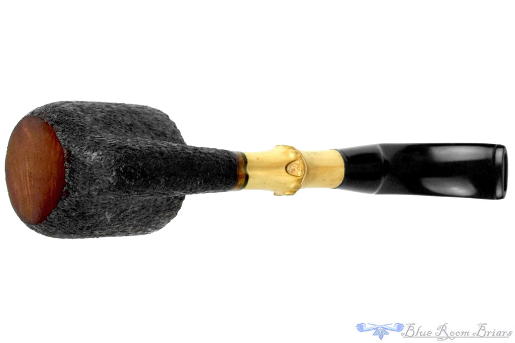 Blue Room Briar is proud to present this Manny Atilano Bent Rusticated Pot Sitter with Bamboo Estate Pipe