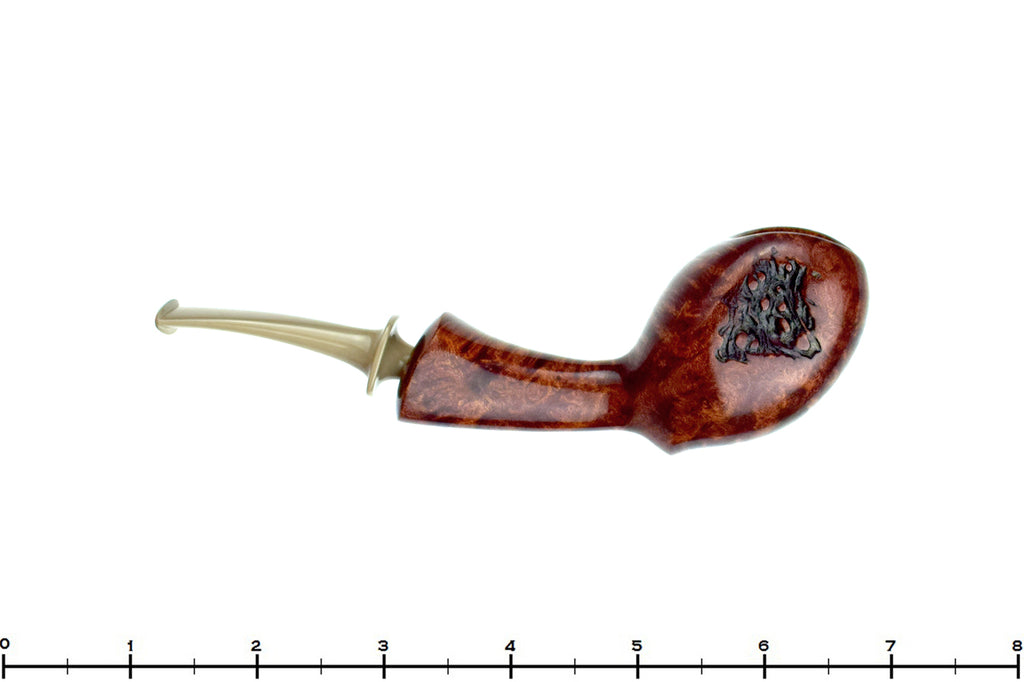 Blue Room Briars is proud to present this Nate King Pipe 998 Crosscut Paneled Apostrophe with Plateau