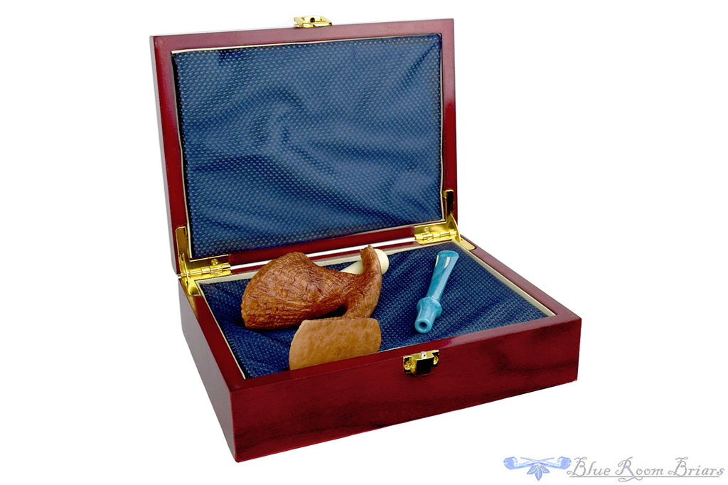 Nate King Pipe Sceptre Grade No. 7 Radial Blast Tsunami with Bakelite and Titanium