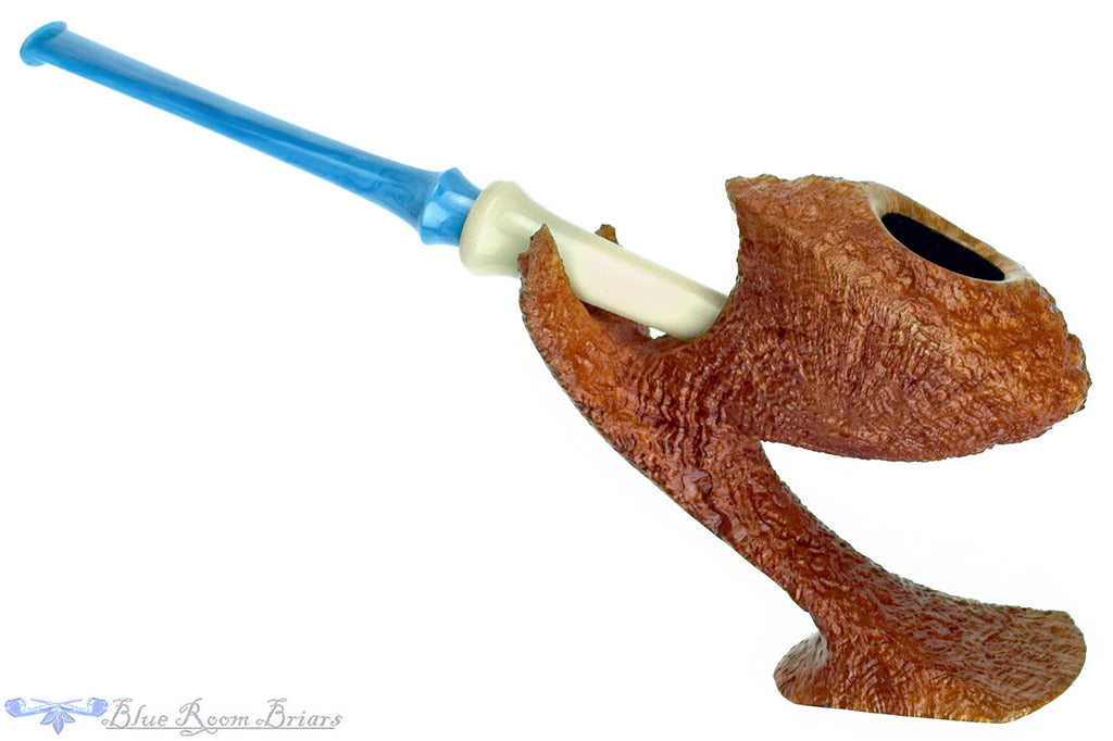 Nate King Pipe Sceptre Grade No. 7 Radial Blast Tsunami with Bakelite and Titanium