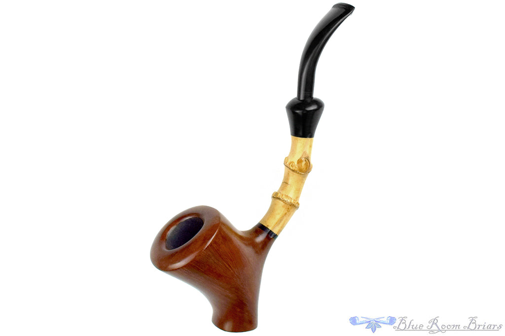 Jan Pietenpauw Pipe Standing Cherrywood with Bambo and Military Mount