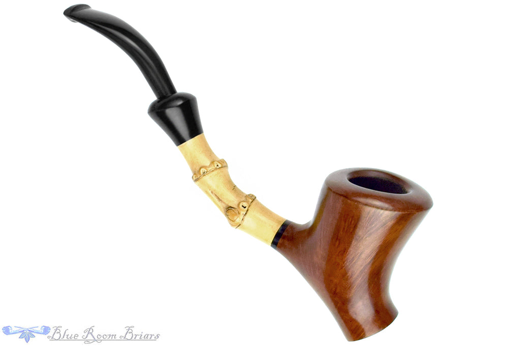 Jan Pietenpauw Pipe Standing Cherrywood with Bambo and Military Mount