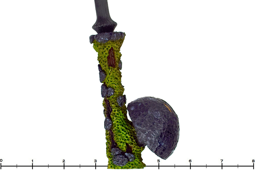 Blue Room Briars is proud to present this Brian Orton Pipe Bent Carved Tree Stand Mushroom Sitter