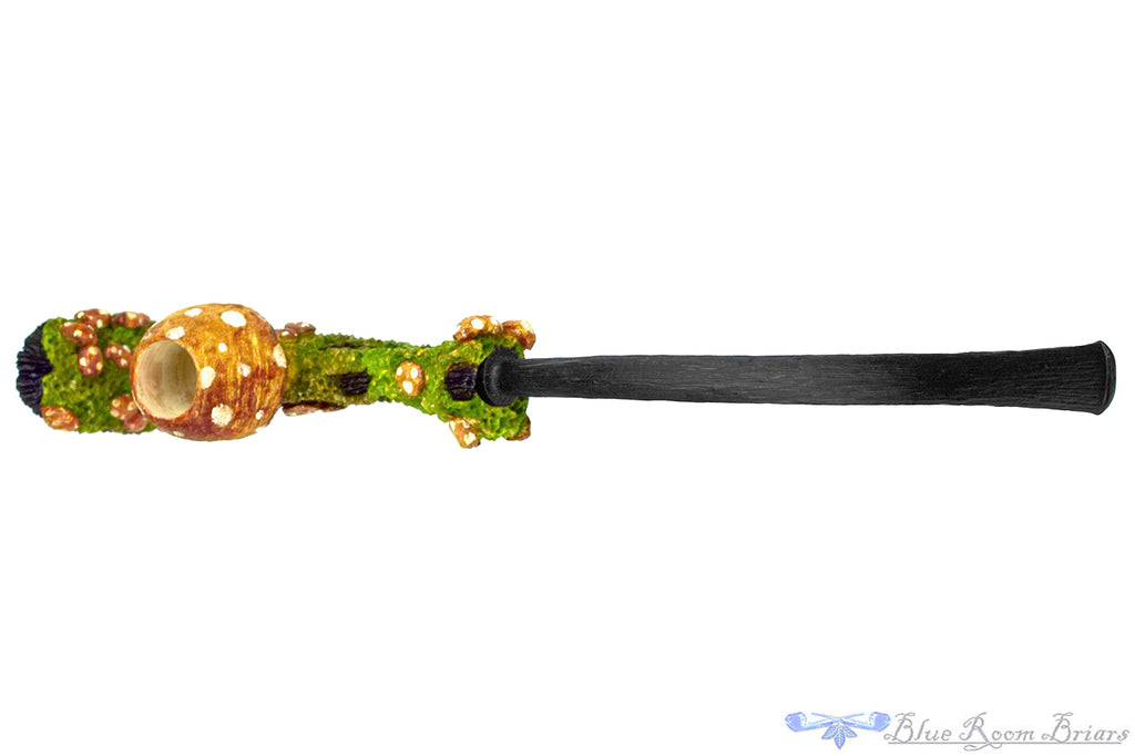 Brian Orton Pipe Bent Carved Driftwood Tree Stand Mushroom Sitter