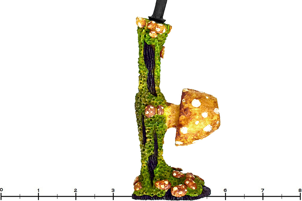 Brian Orton Pipe Bent Carved Driftwood Tree Stand Mushroom Sitter