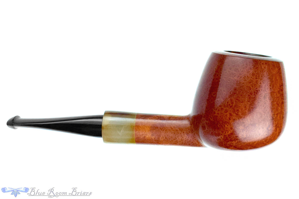 Blue Room Briars is proud to present this Erik Nielsen Pipe Grade A Apple with Buffalo Horn
