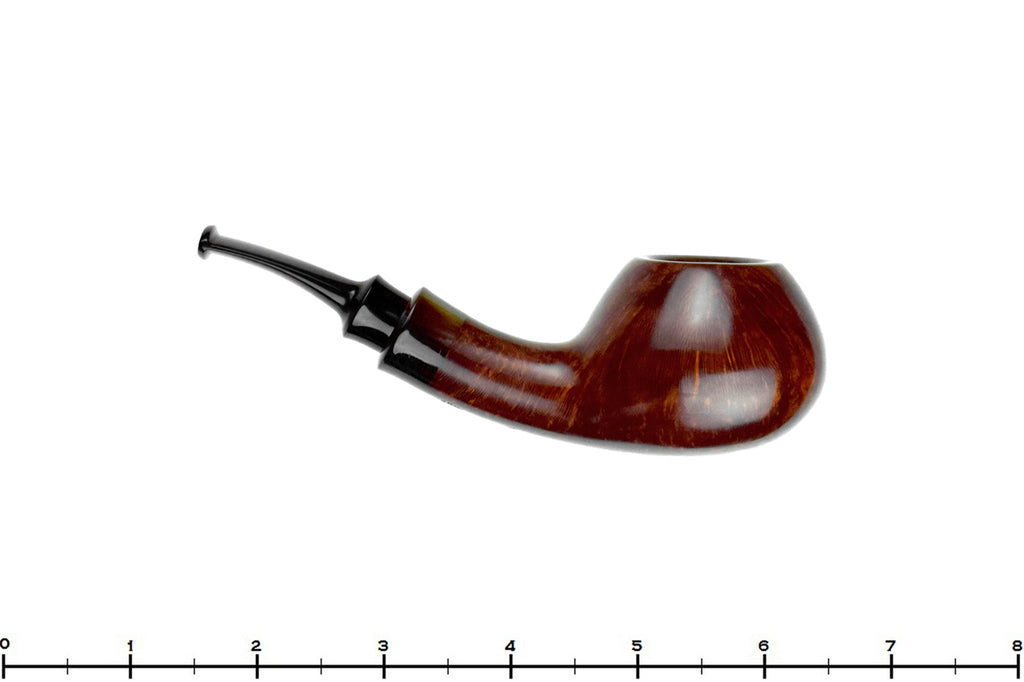 Blue Room Briars is proud to present this Yosef Zehnder Pipe 226 Bent Author with Buffalo Horn