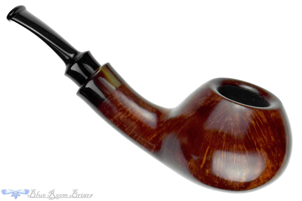 Blue Room Briars is proud to present this Yosef Zehnder Pipe 226 Bent Author with Buffalo Horn