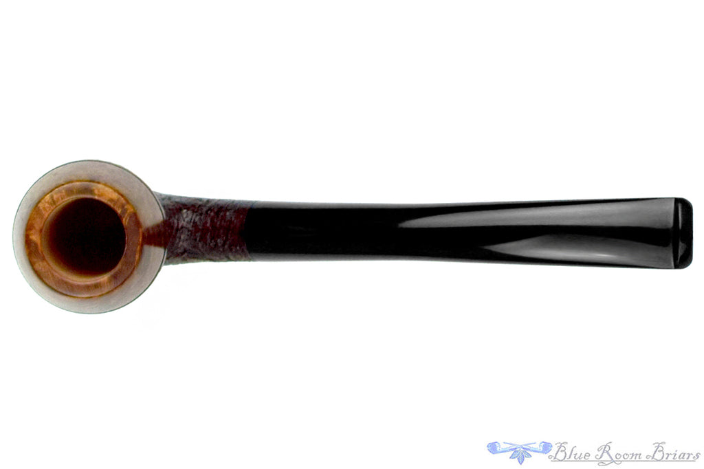 Blue Room Briars is proud to present this Doug Finlay Pipe Bent Partial Sandblast Tall Rhodesian