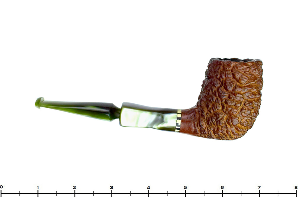 Blue Room Briars is proud to present this Edward's Handmade Carved Billiard Estate Pipe with BRB Replacement Stem