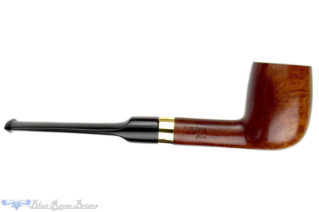 Blue Room Briars is proud to present this Edward's 702 Billiard Sitter with Gold Estate Pipe