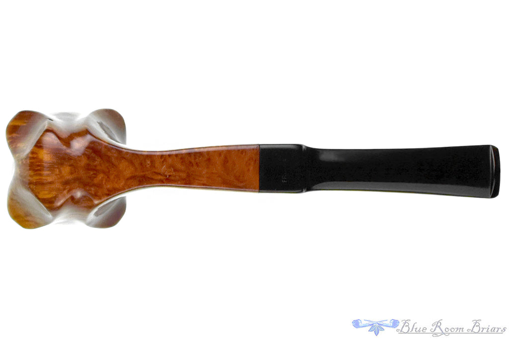 Blue Room Briars is proud to present this Edwards Fleur De Lis with Square Shank Sitter Estate Pipe