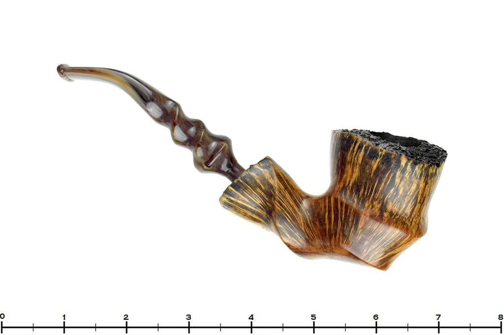 Blue Room Briar is proud to present this J.M. Boswell (2024 Make) Bent Panel Freehand with Plateaux Estate Pipe