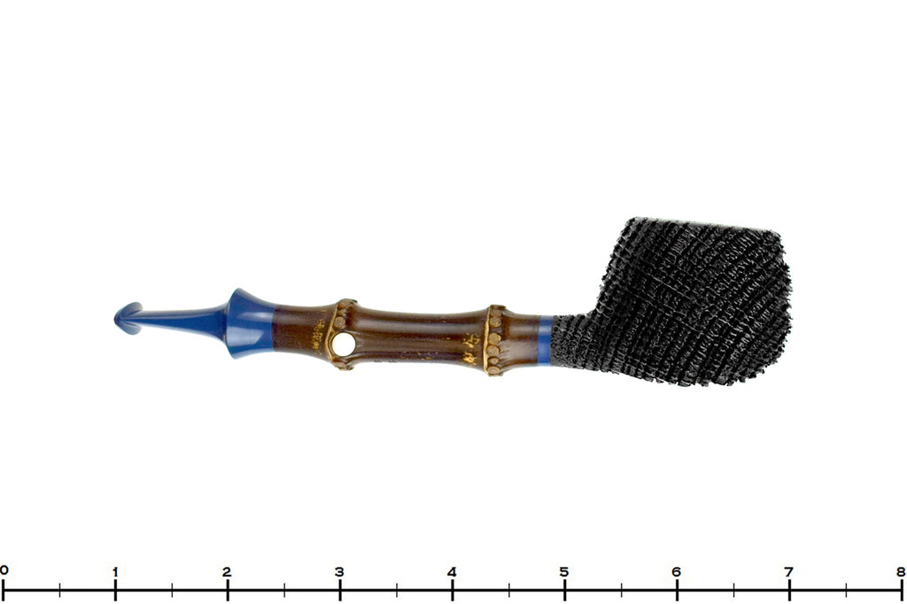 Blue Room Briars is proud to present this Jesse Jones Pipe 3226 Sandblast Morta Apple with Dark Bamboo and Juma