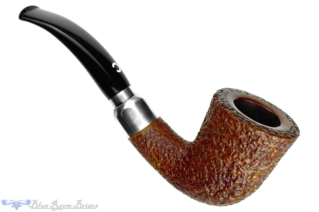 Blue Room Briars is proud to present this Il Ceppo Freeline Bent Rusticated Dublin with Nickel Estate Pipe