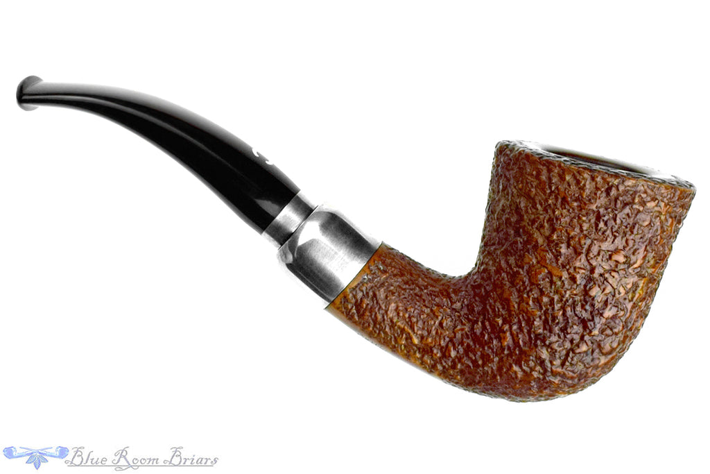 Blue Room Briars is proud to present this Il Ceppo Freeline Bent Rusticated Dublin with Nickel Estate Pipe