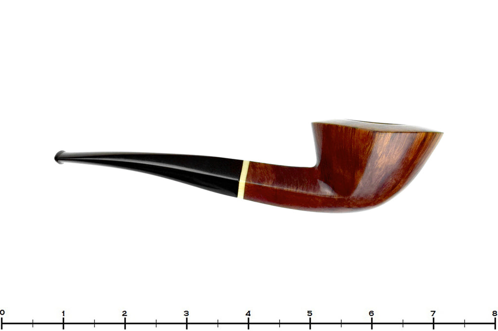 Blue Room Briars is proud to present this Jorgen Larsen F Bent Wide Dublin with Diamond Shank and Ivorite Estate Pipe with Replacement Tenon