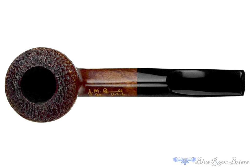 Blue Room Briars is proud to present this J.M. Boswell (1997 Make) Spot Carved Bulldog UNSMOKED Estate Pipe