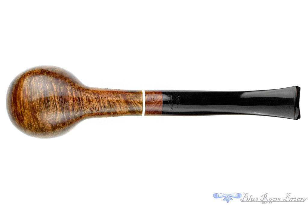 Blue Room Briars is proud to preset this Alberto Bonfiglioli Grey XL Bent Egg with Acrylic UNSMOKED Estate Pipe